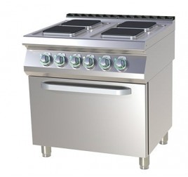 4 főzőlapos RedFox elektromos tűzhely elektromos, statikus sütővel